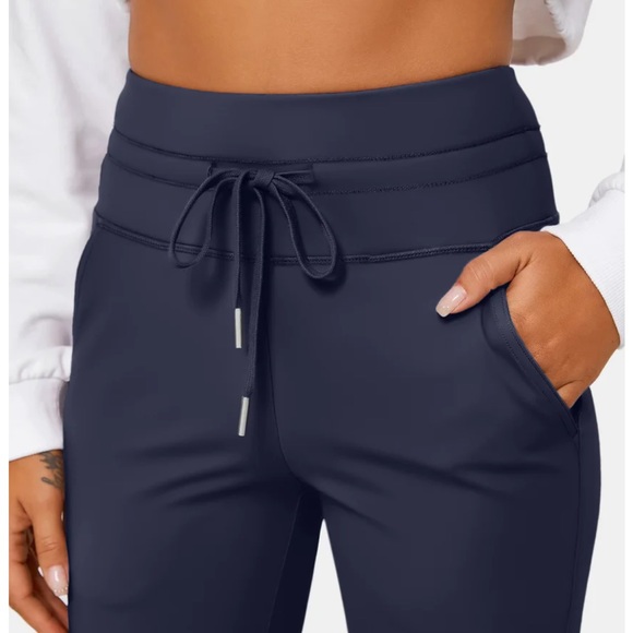 Halara Cloudful Air Fabric High Waisted Drawstring Full Length Joggers 3X - Picture 3 of 4